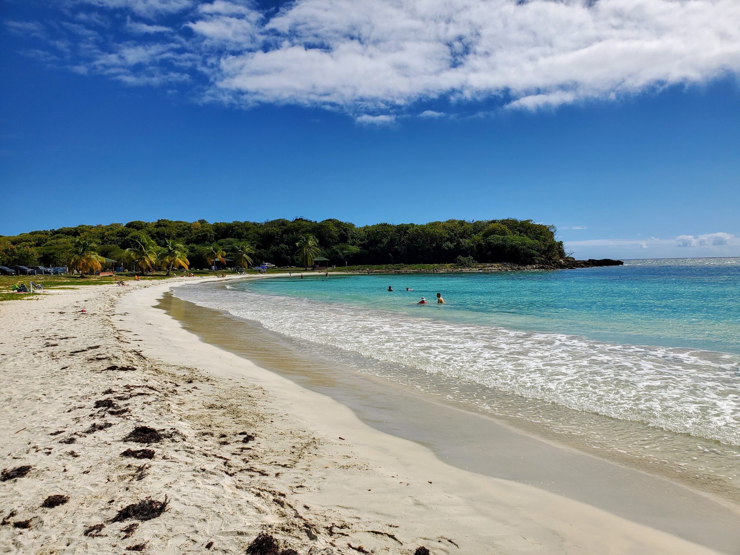 Beautiful beach with blue water