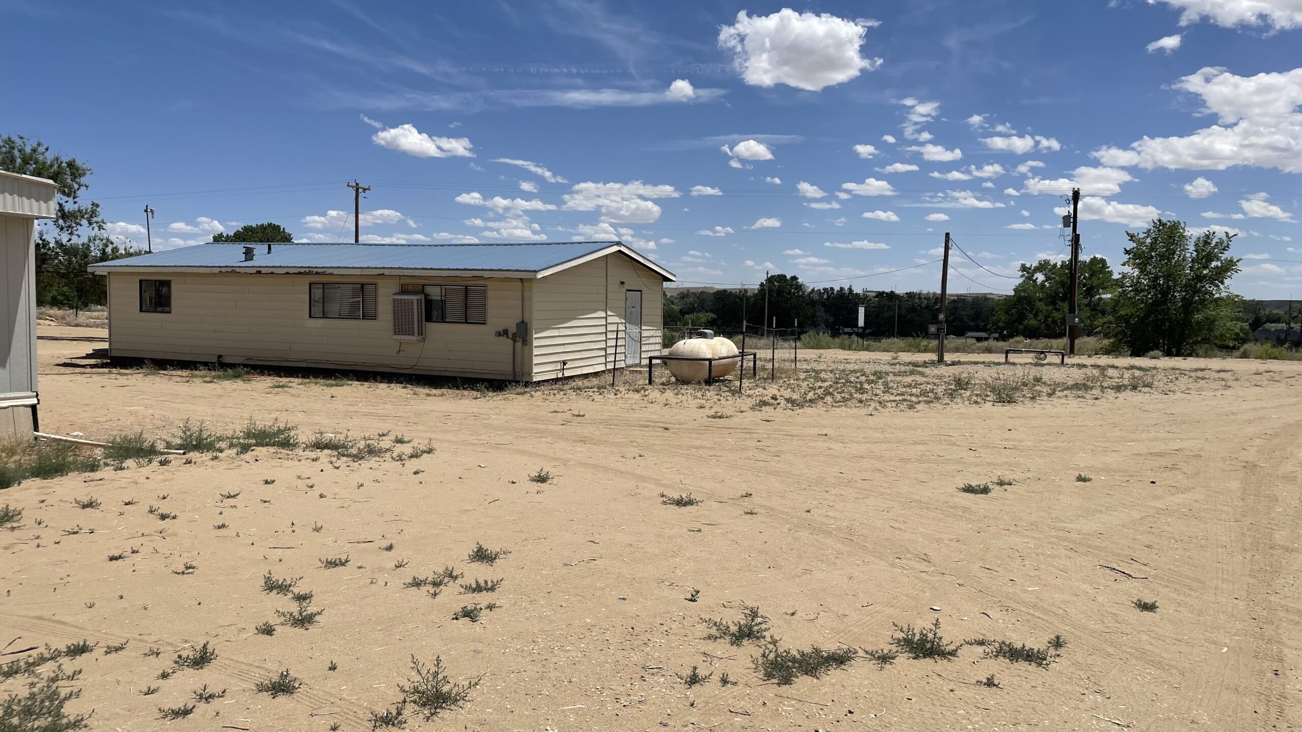 The church is in a double wide along with a school and Fellowship Hall