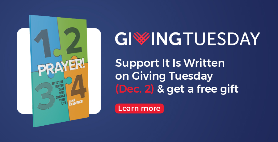 Support It Is Written on Giving Tuesday and get a free gift