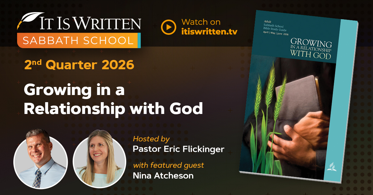 Watch Sabbath School and learn how to grow in a relationship with God.